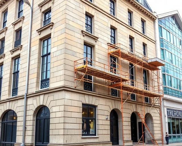 Ravalement façade immeuble