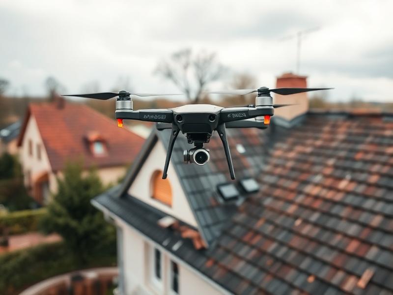 Inspection drone post-tempête