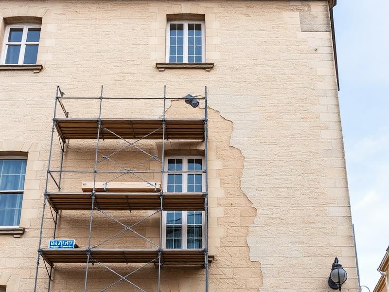 Ravalement façade pierre de Bourgogne