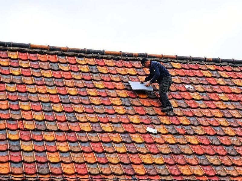 Restauration toiture en tuiles vernissées