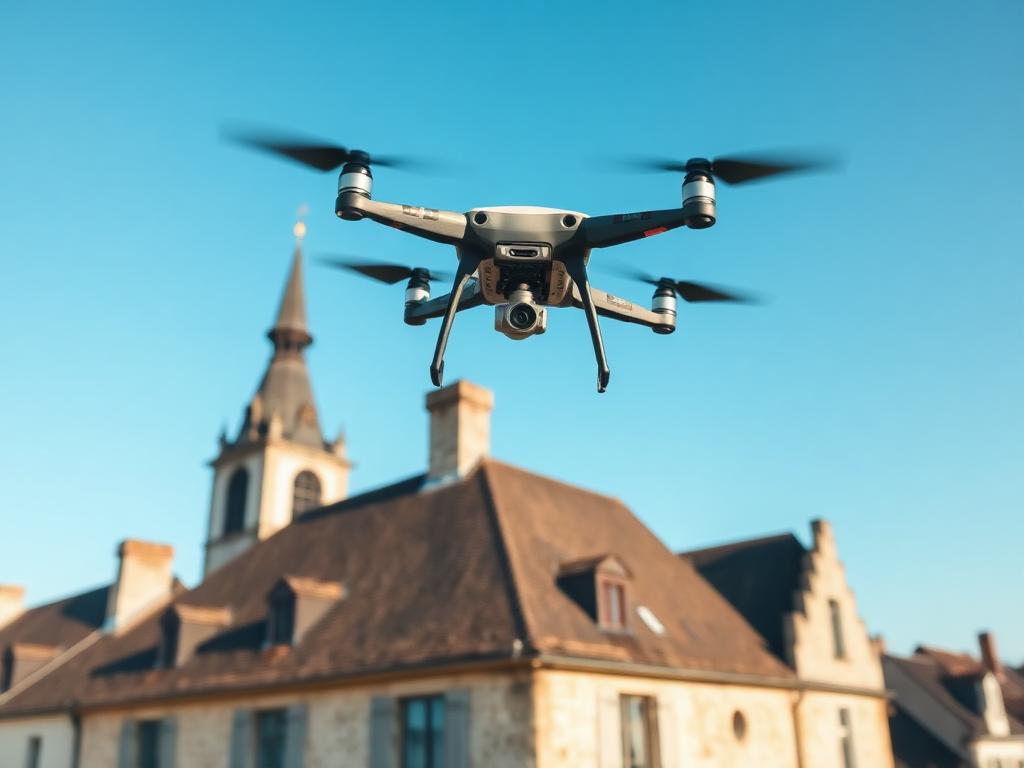 Inspection drone collégiale