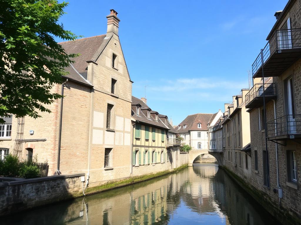 Ravalement façade bord de canal