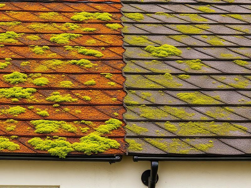 Démoussage toiture maison vigneronne