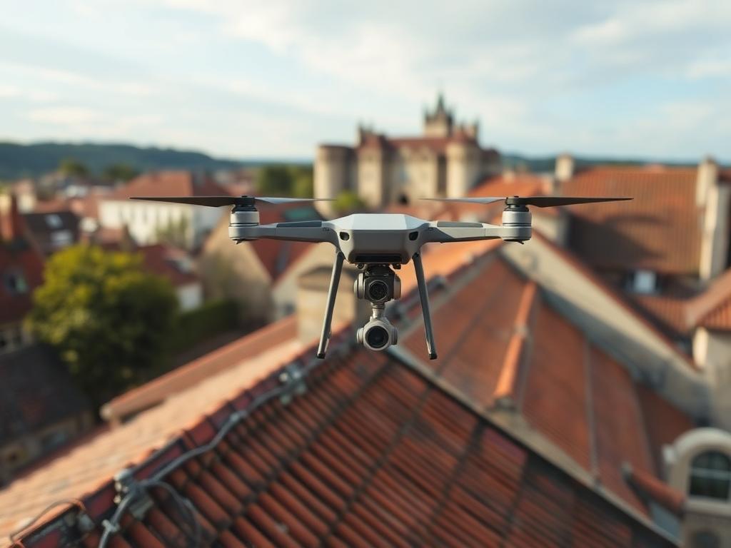 Inspection drone patrimoine