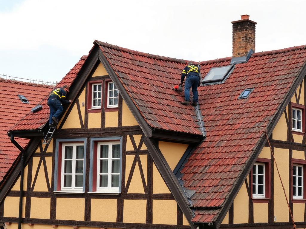 Rénovation toiture maison à colombages